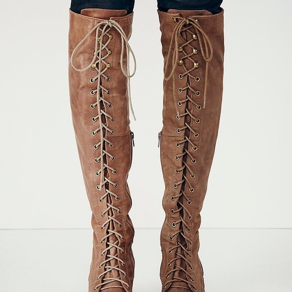 Free People Shoes Joe Lace Up Boots Sz 8 Poshmark